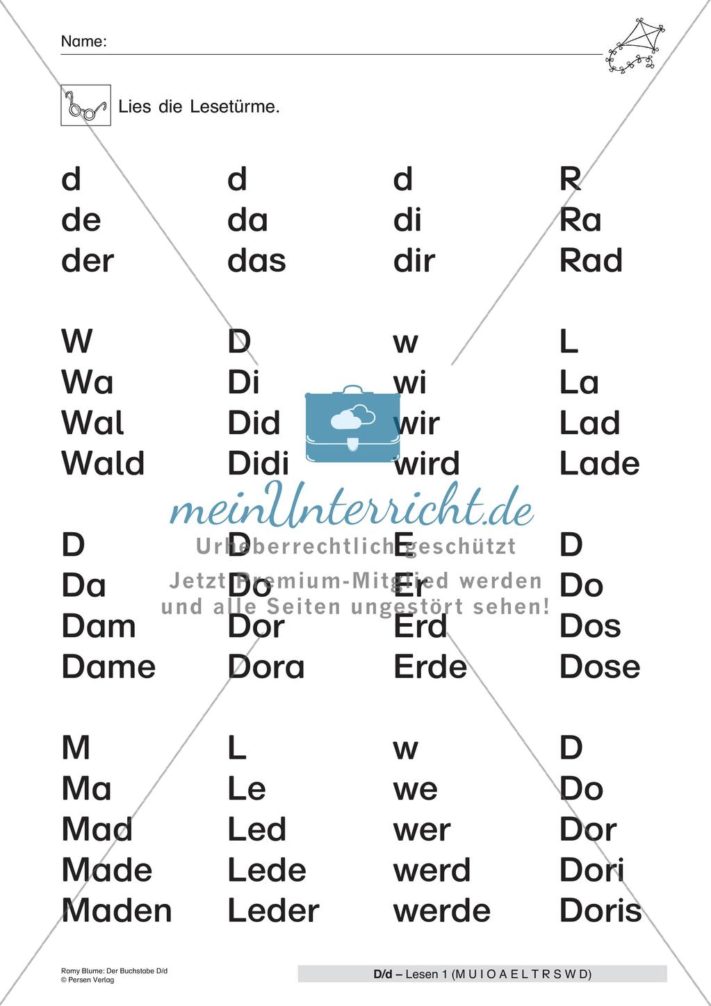 Der Buchstabe D/d Preview 12