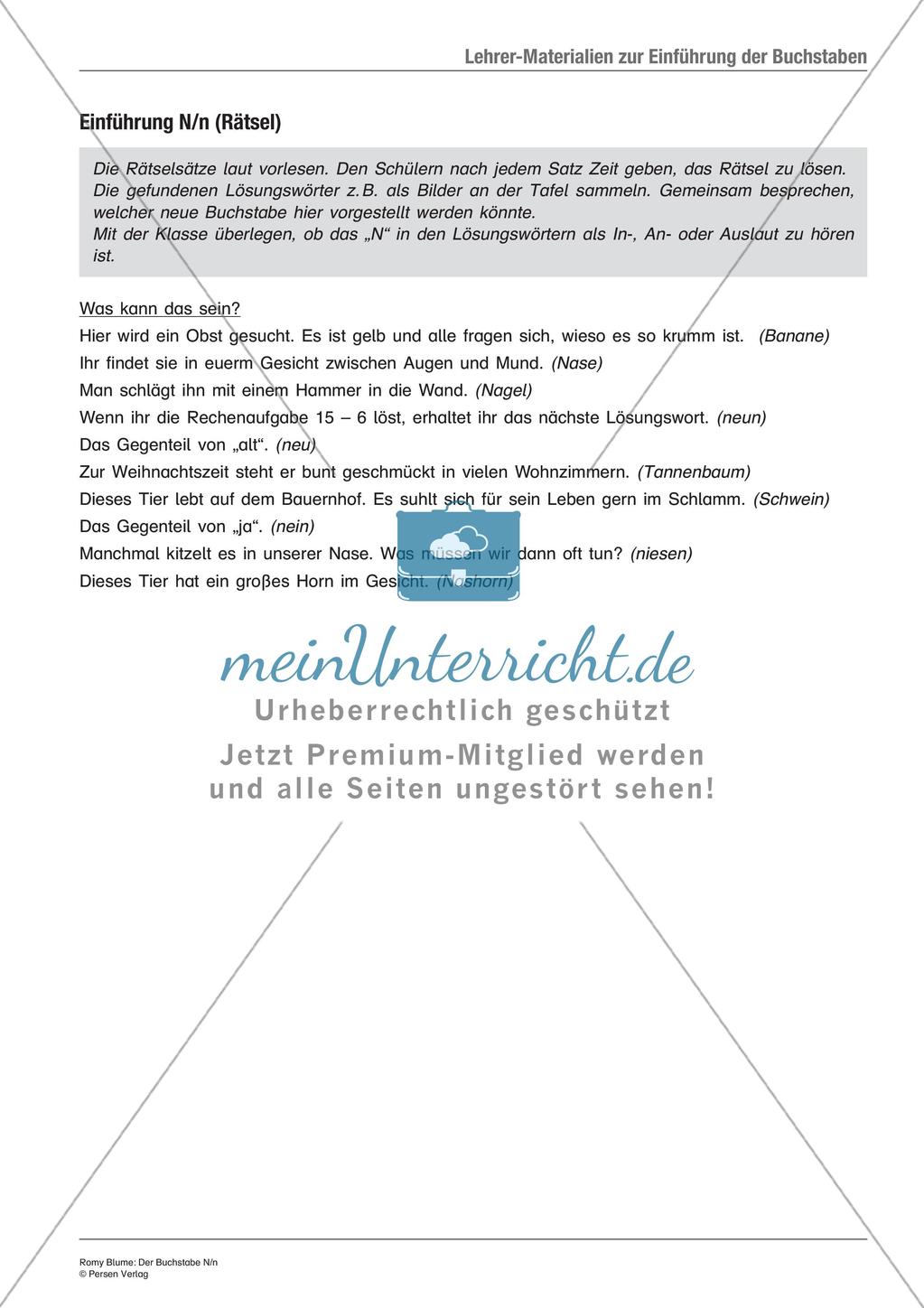 Der Buchstabe N/n Preview 3