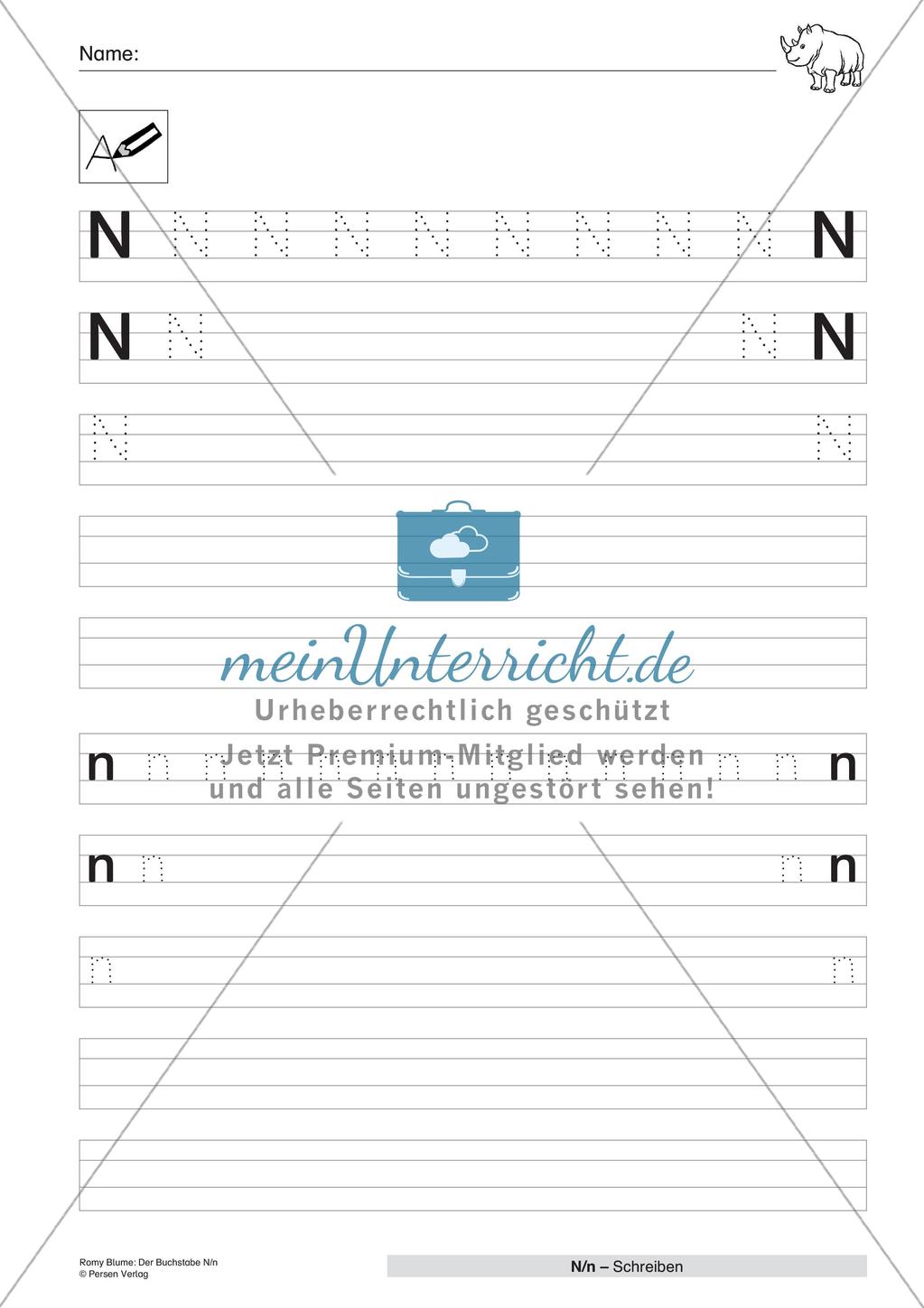 Der Buchstabe N/n Preview 6