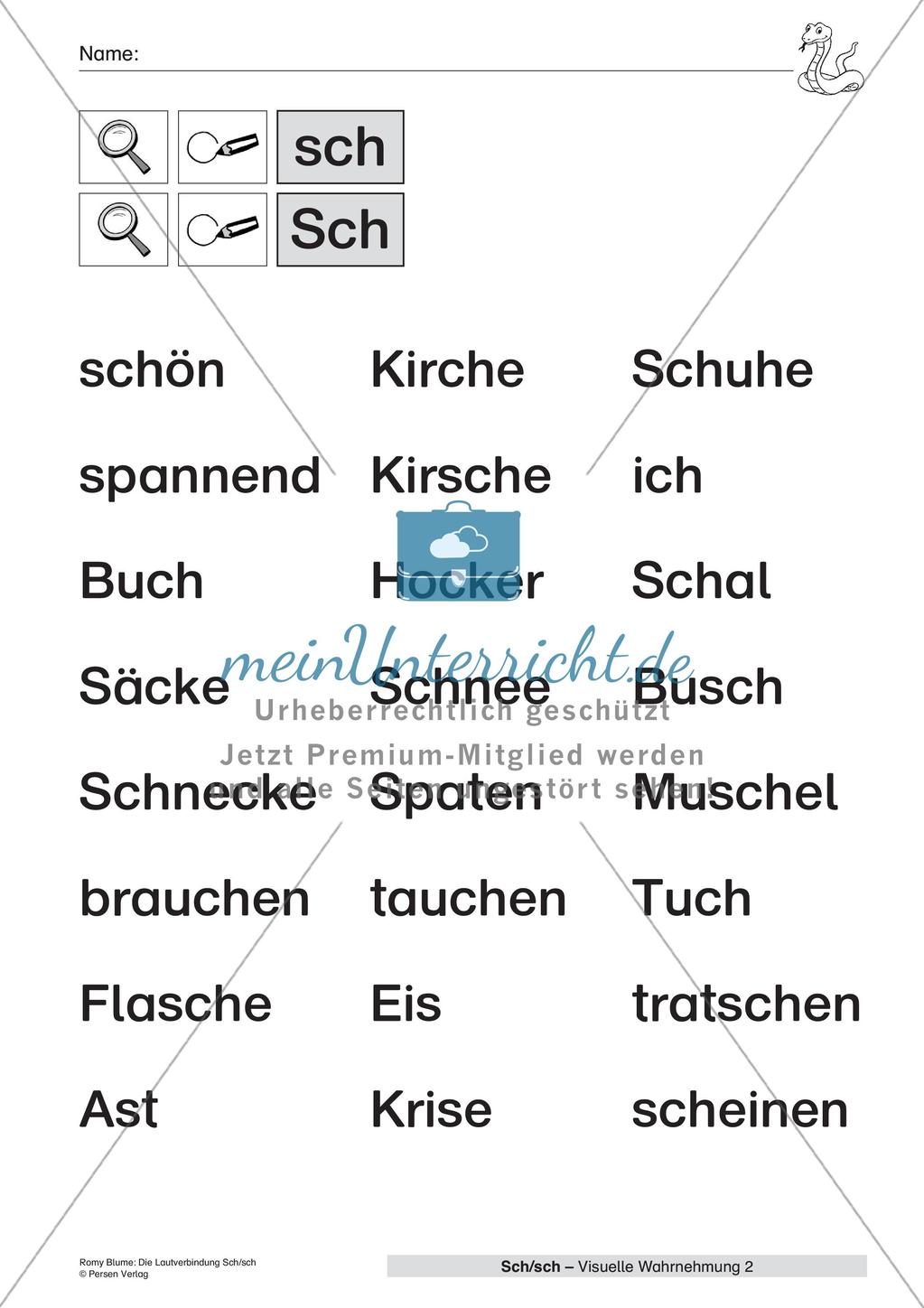 Die Lautverbindung Sch/sch Preview 10