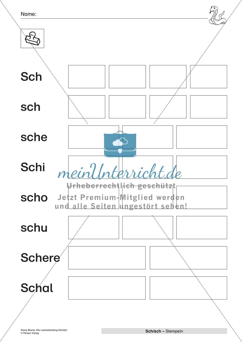 Die Lautverbindung Sch/sch Preview 11