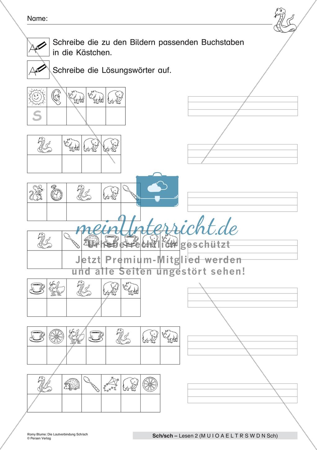 Die Lautverbindung Sch/sch Preview 13