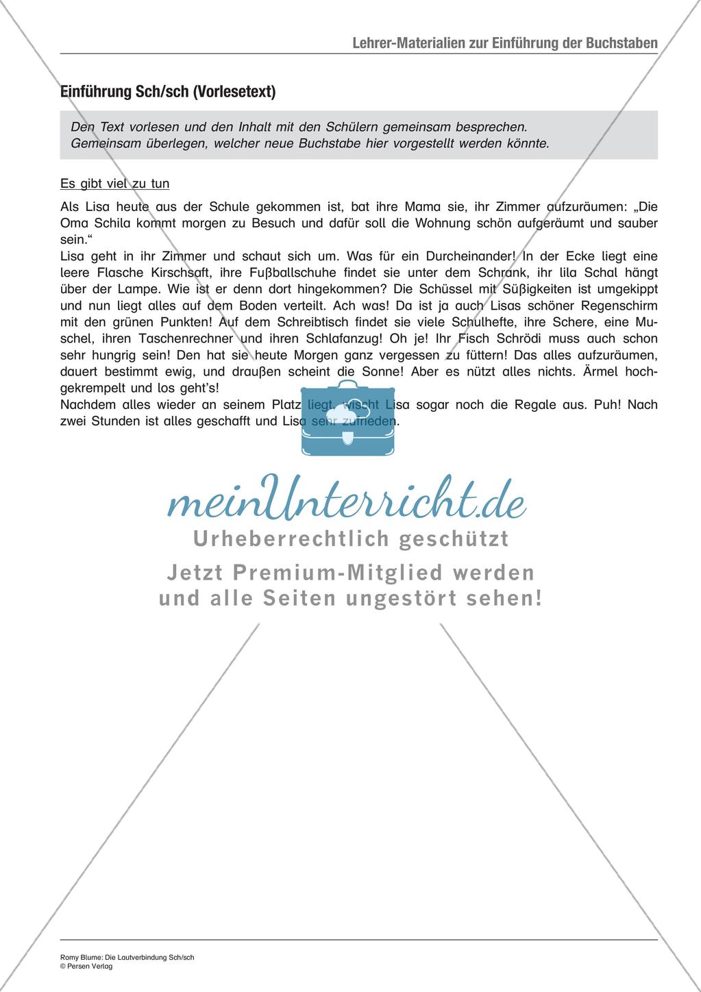 Die Lautverbindung Sch/sch Preview 3