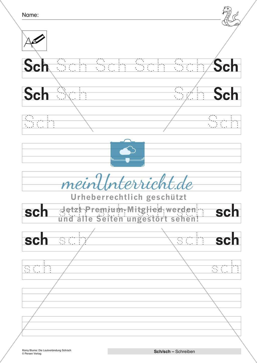 Die Lautverbindung Sch/sch Preview 6
