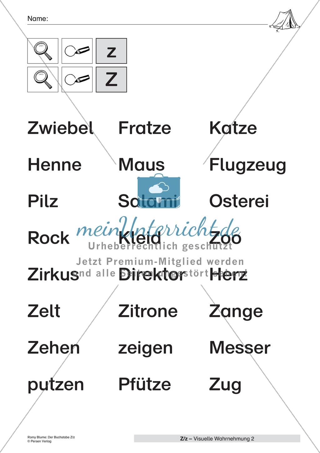 Der Buchstabe Z/z Preview 10