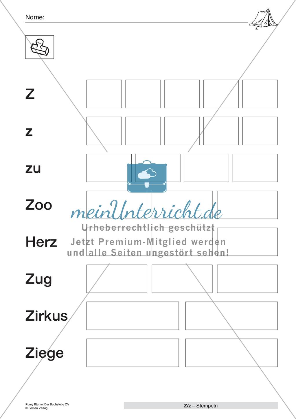 Der Buchstabe Z/z Preview 11