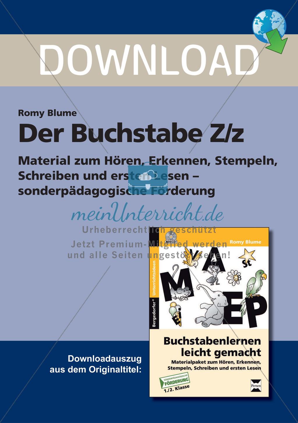 Der Buchstabe Z/z Preview 1