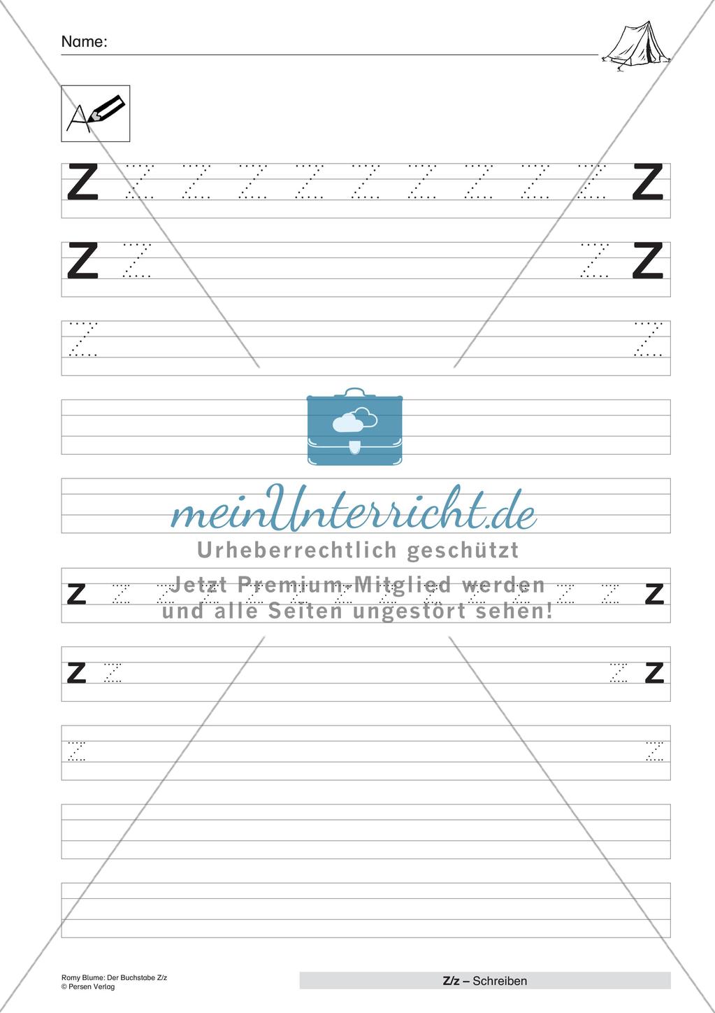 Der Buchstabe Z/z Preview 6