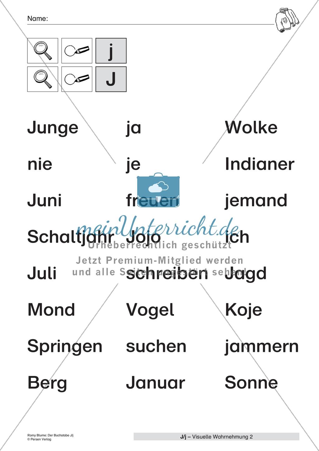 Der Buchstabe J/j Preview 10