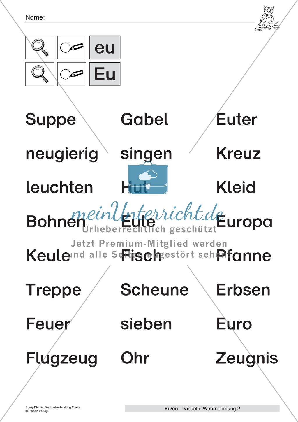 Die Lautverbindung Eu/eu Preview 10