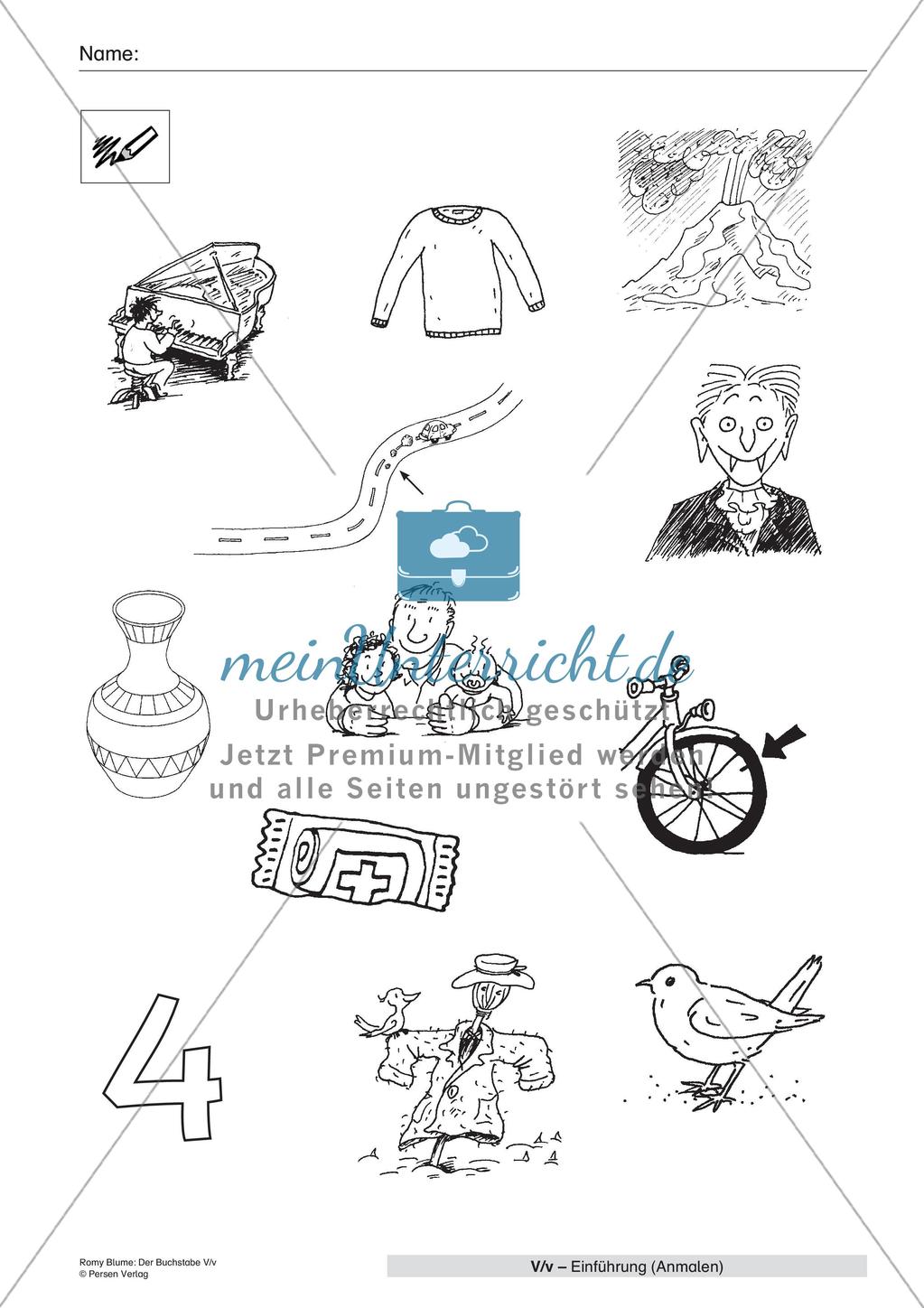 Der Buchstabe V/v Preview 3