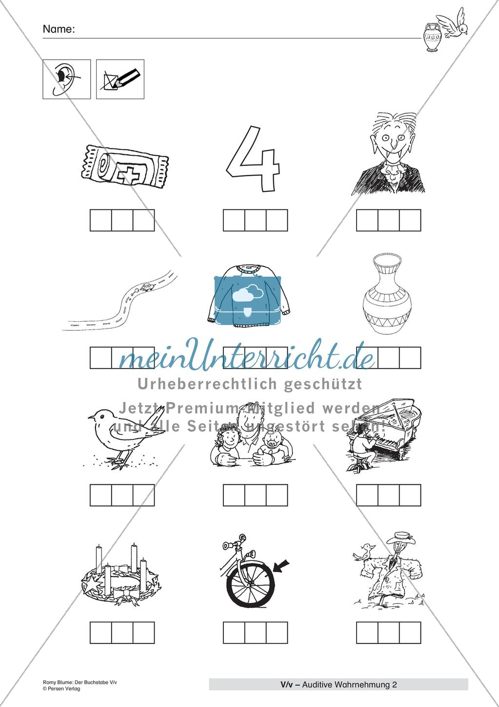 Der Buchstabe V/v Preview 8