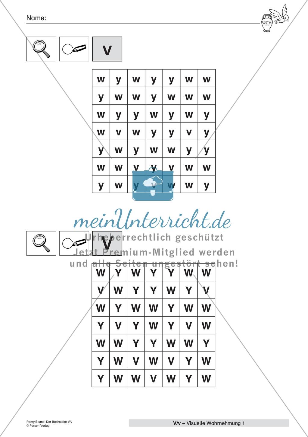Der Buchstabe V/v Preview 9
