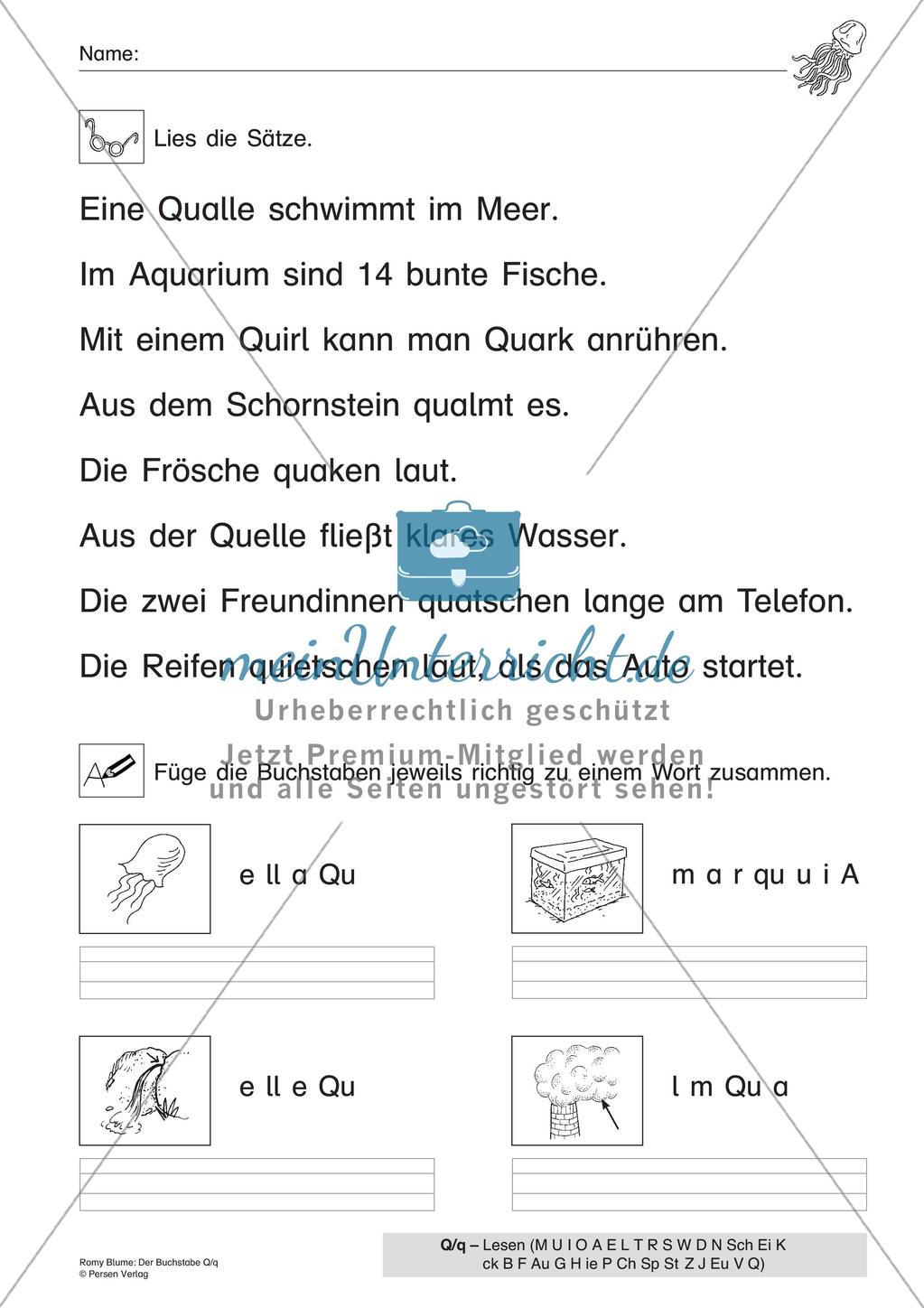 Der Buchstabe Q/q Preview 12