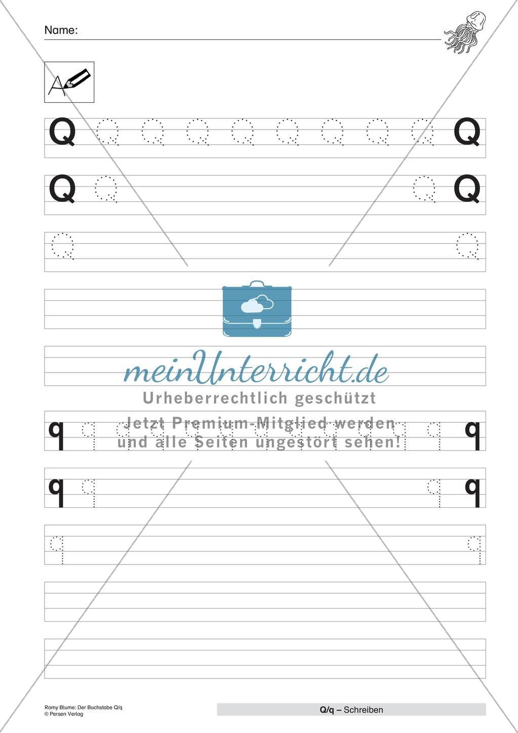 Der Buchstabe Q/q Preview 6