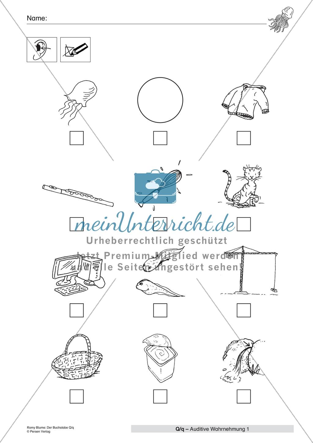 Der Buchstabe Q/q Preview 7