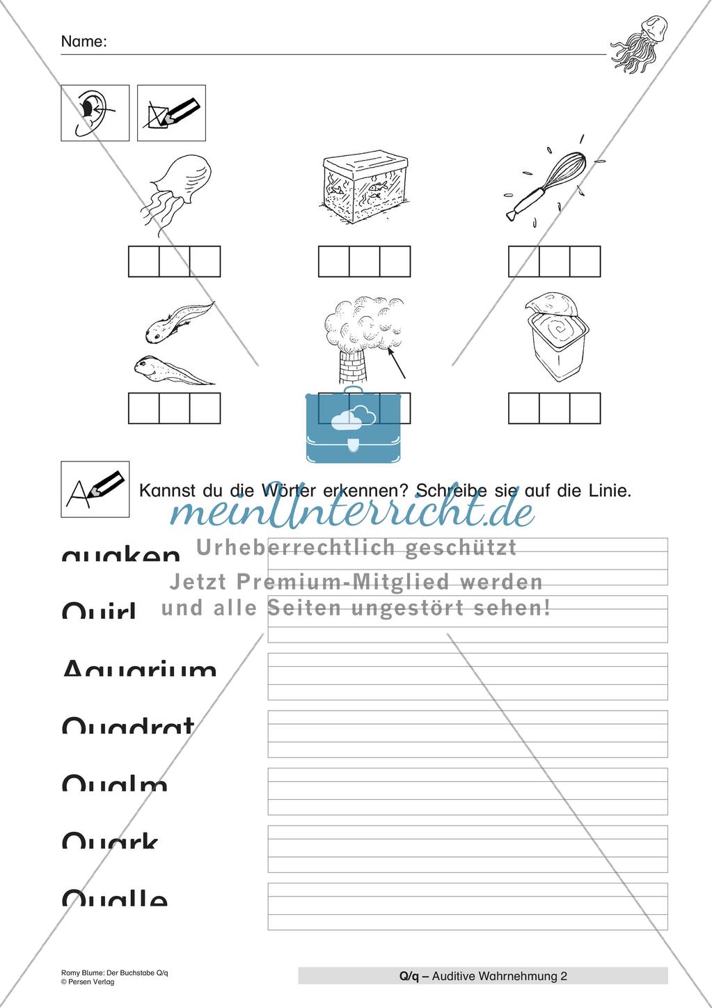 Der Buchstabe Q/q Preview 8
