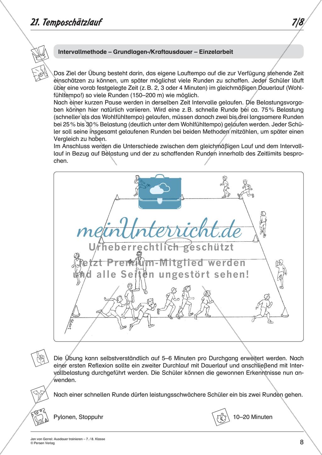 Übungssammlung: Ausdauertraining Preview 10