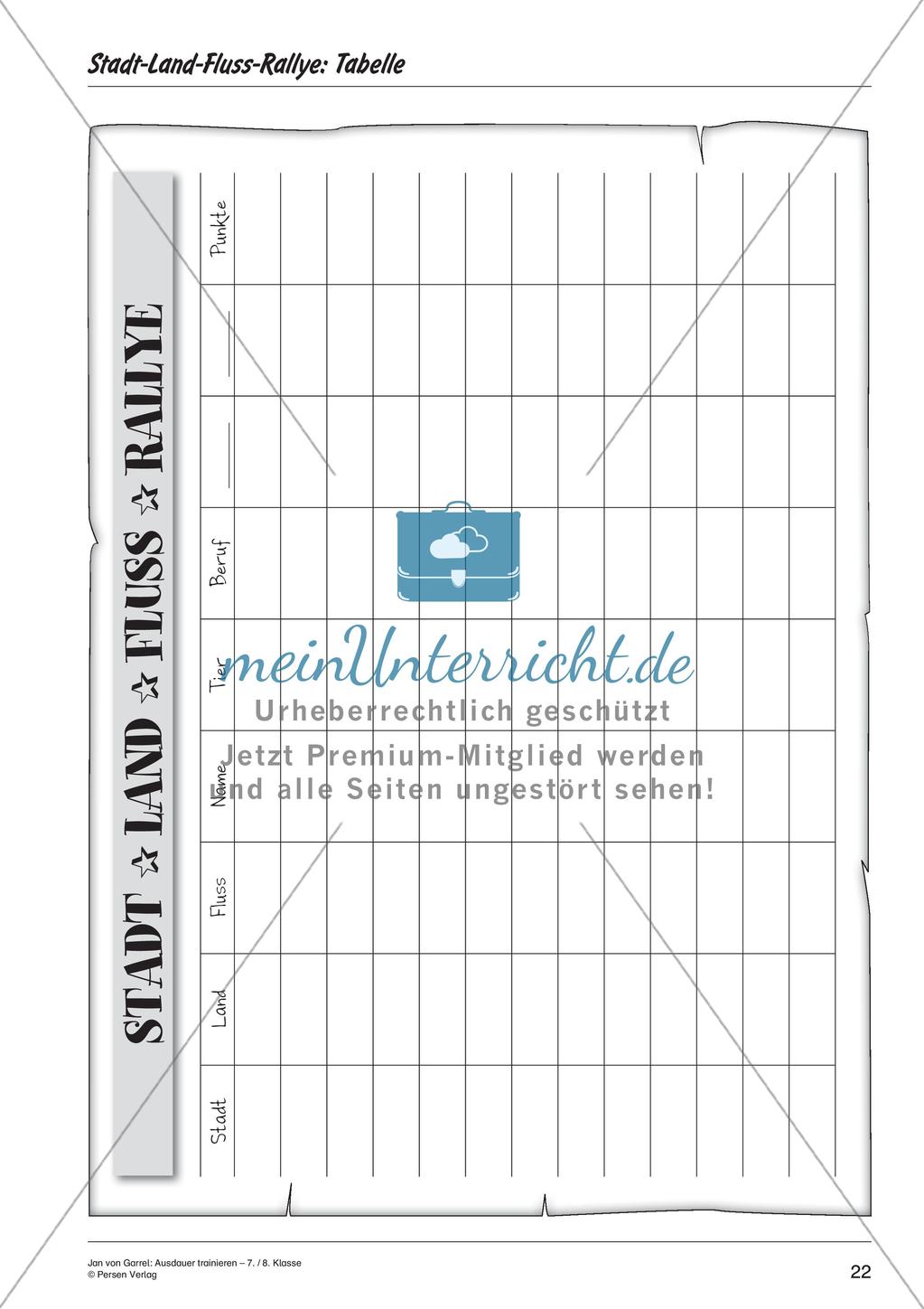 Übungssammlung: Ausdauertraining Preview 24