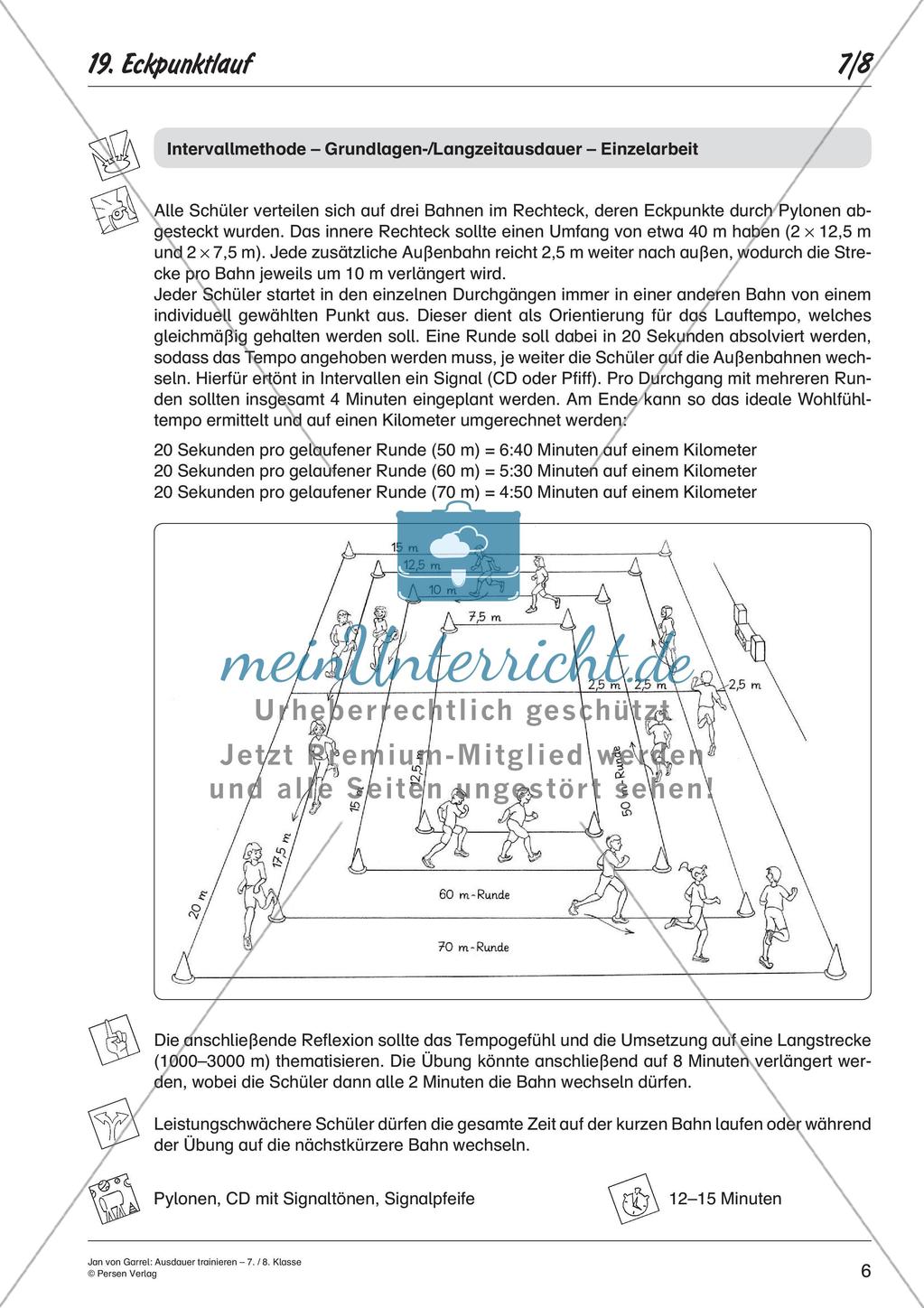 Übungssammlung: Ausdauertraining Preview 8
