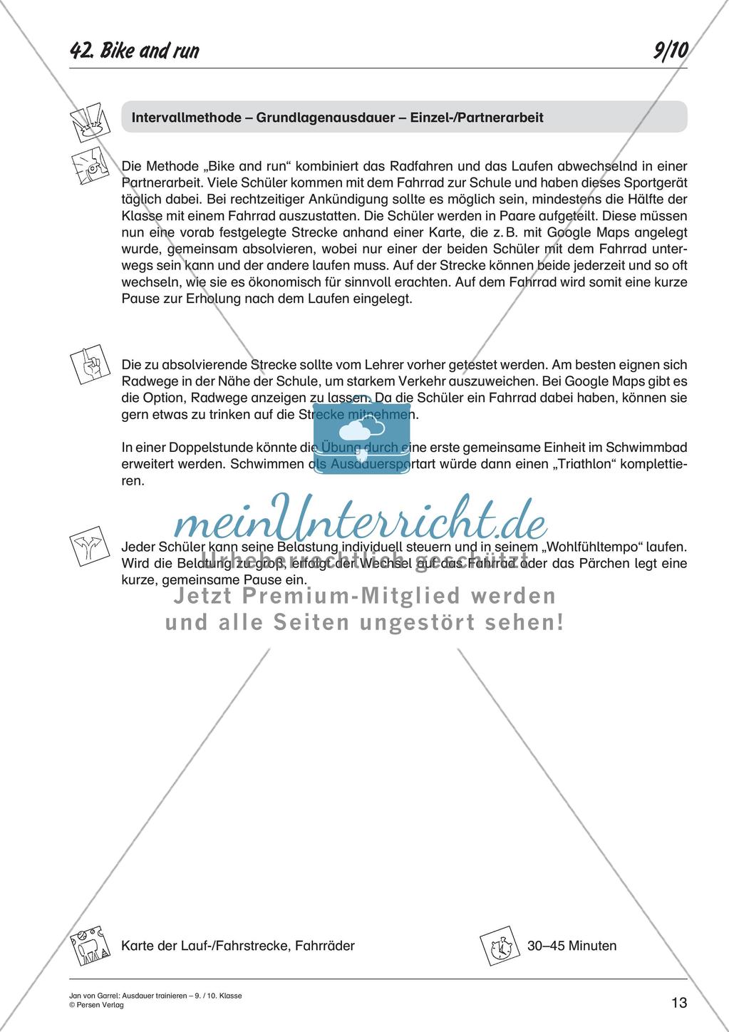 Ausdauertraining - Methodensammlung Preview 15