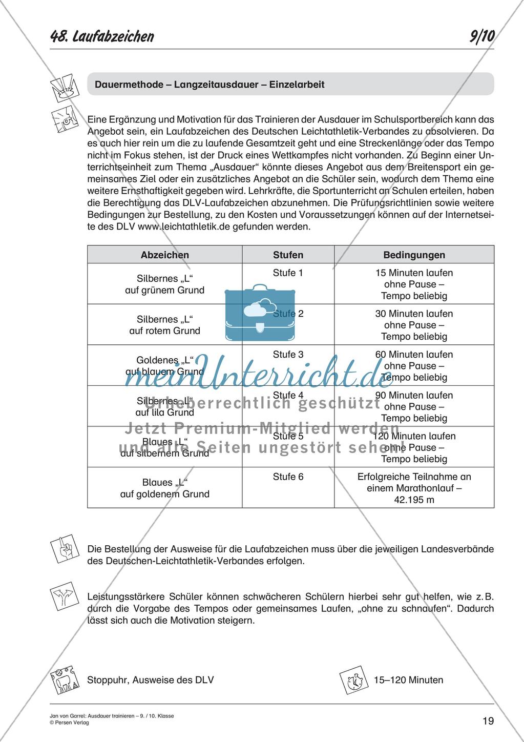 Ausdauertraining - Methodensammlung Preview 21
