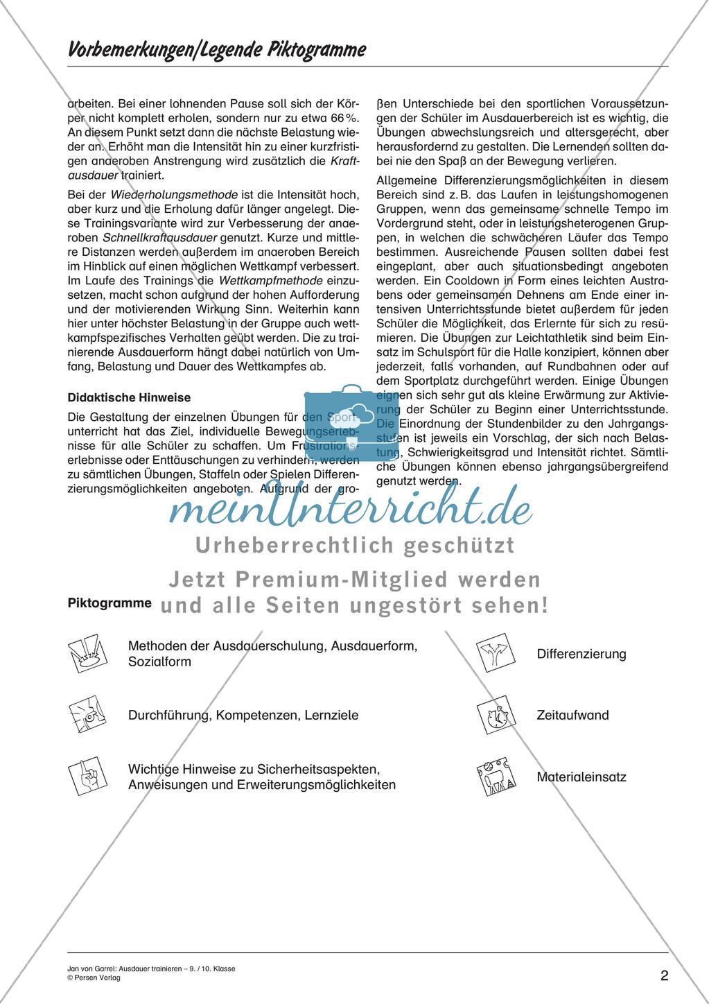 Ausdauertraining - Methodensammlung Preview 4