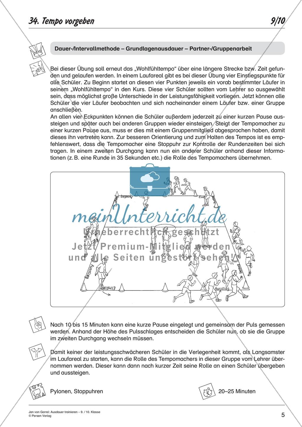 Ausdauertraining - Methodensammlung Preview 7