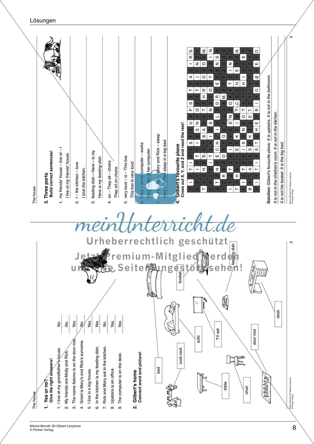 Wortschatzarbeit: Familie und Zuhause Preview 10