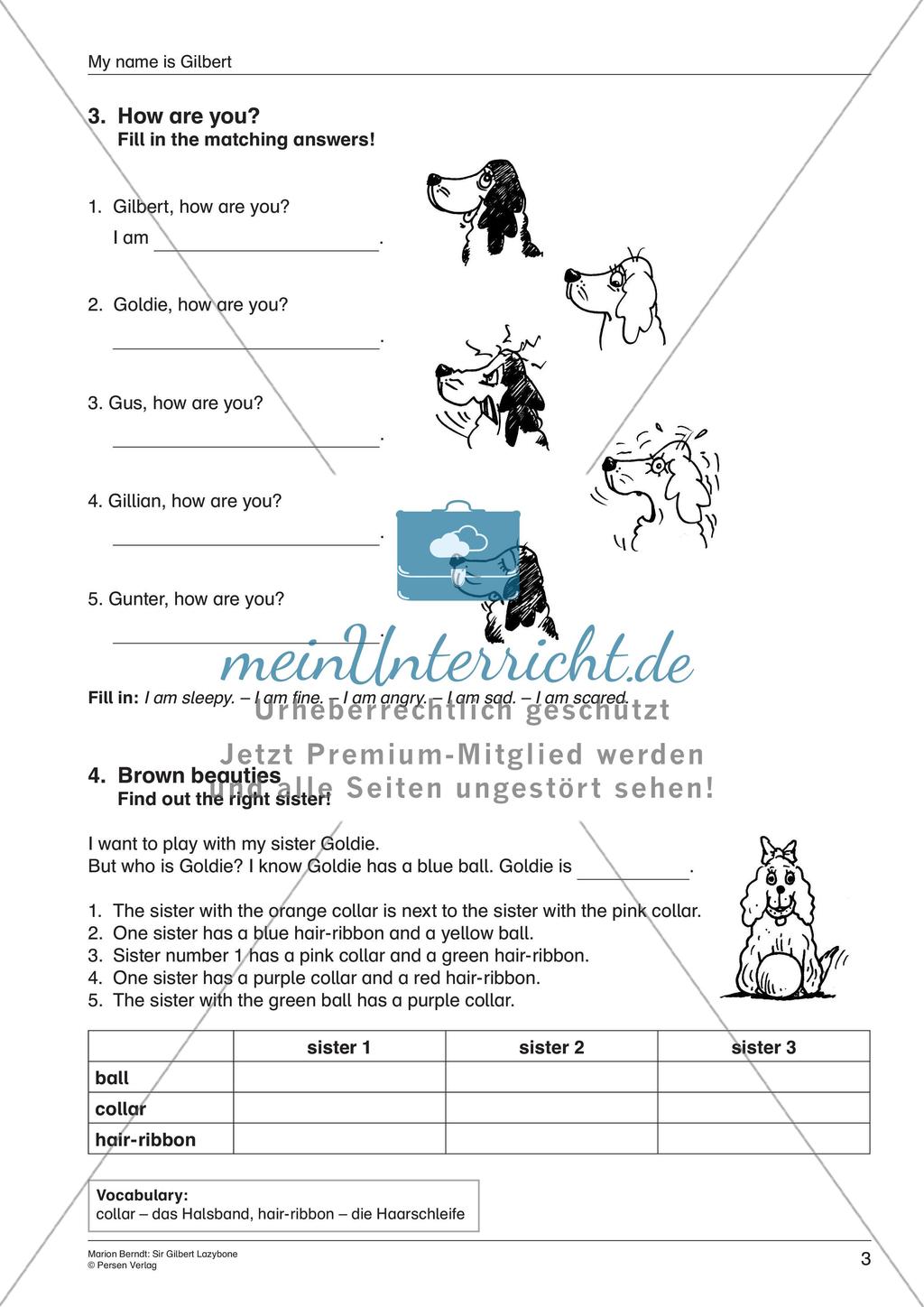 Wortschatzarbeit: Familie und Zuhause Preview 5