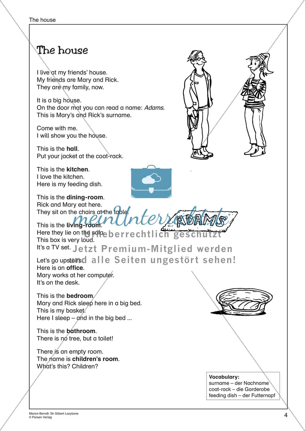 Wortschatzarbeit: Familie und Zuhause Preview 6
