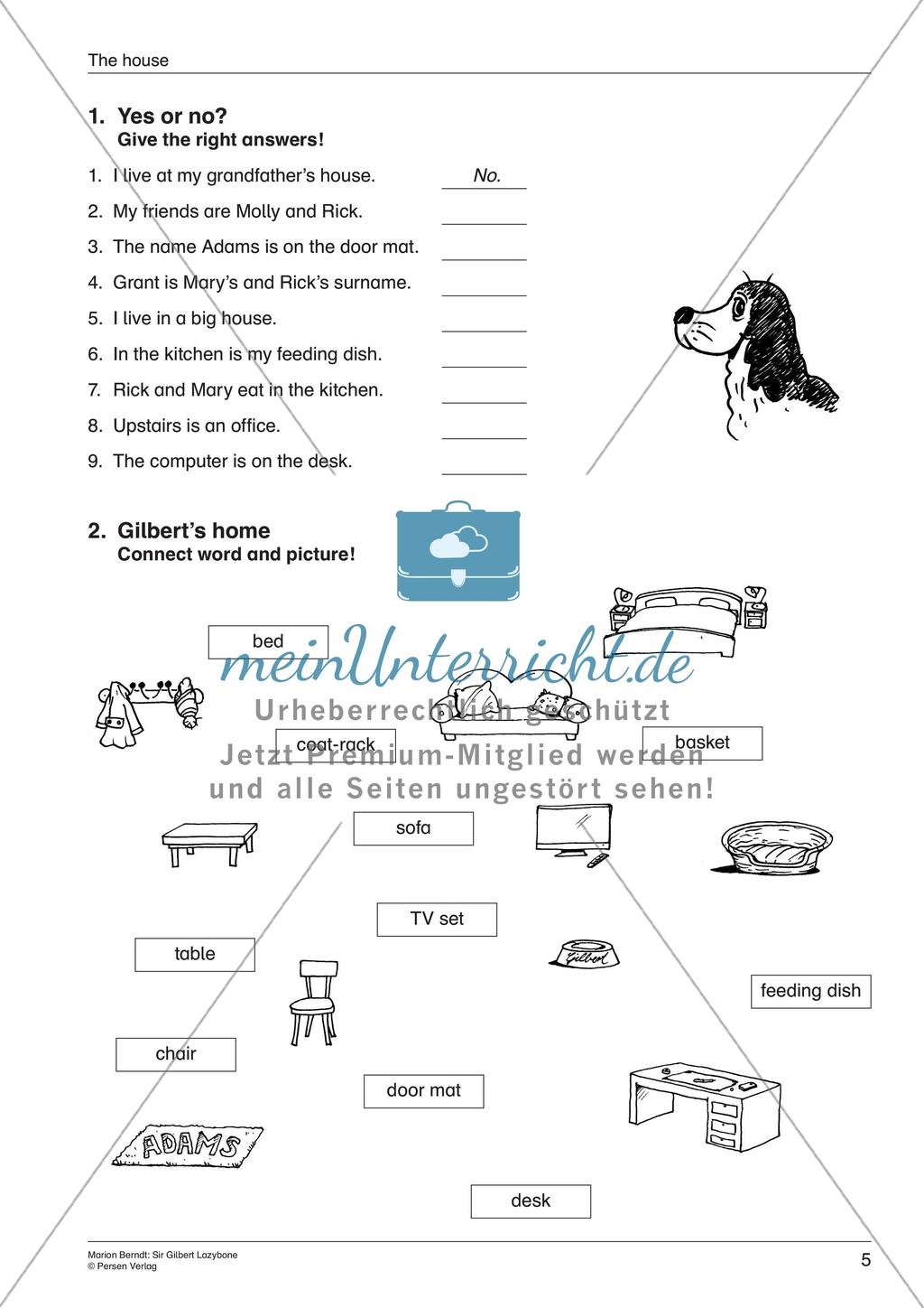 Wortschatzarbeit: Familie und Zuhause Preview 7