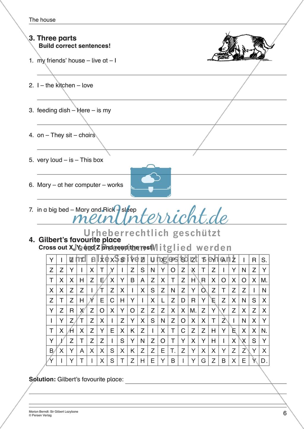 Wortschatzarbeit: Familie und Zuhause Preview 8