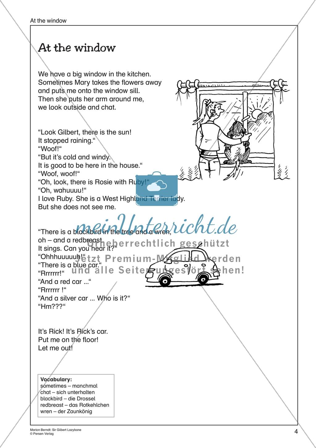 Wortschatzarbeit: Körper und Wetter Preview 6
