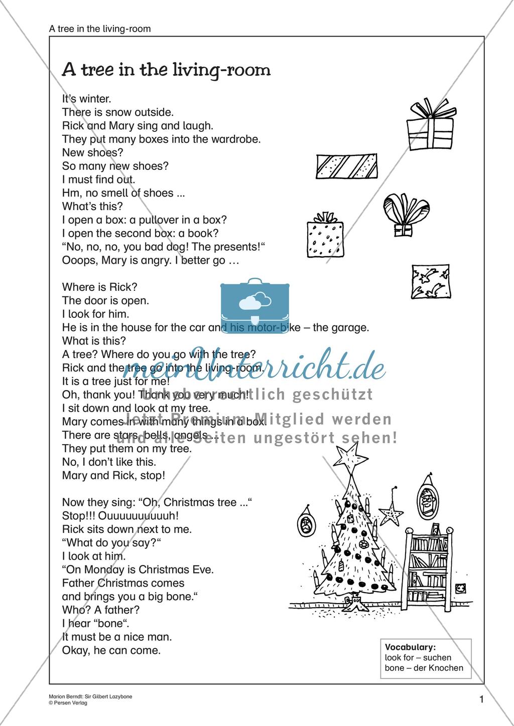 Wortschatzarbeit: Weihnachten und Spiele Preview 3