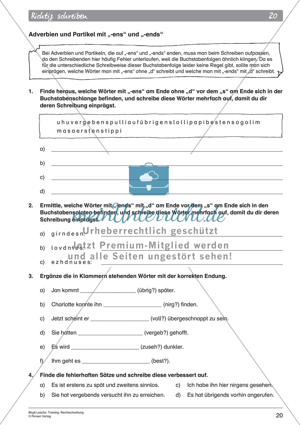 Rechtschreibtraining Preview 22