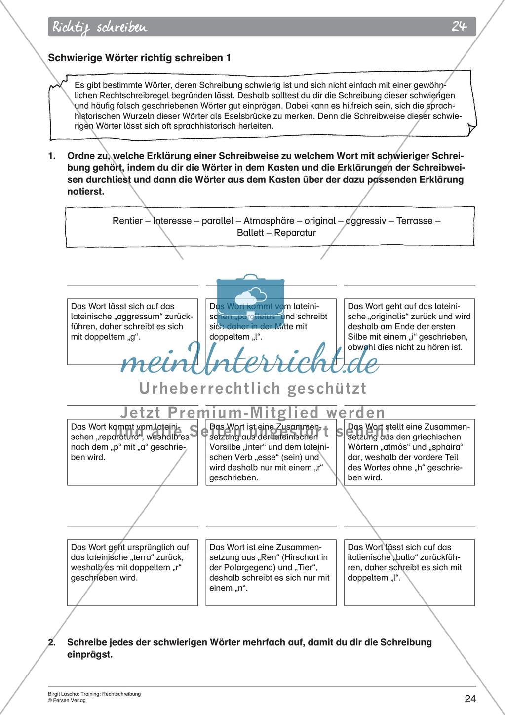 Rechtschreibtraining Preview 26