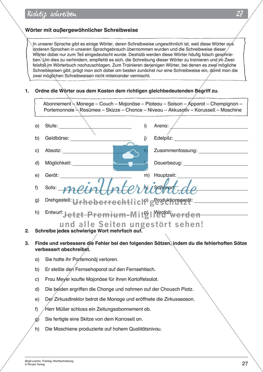 Rechtschreibtraining Preview 29
