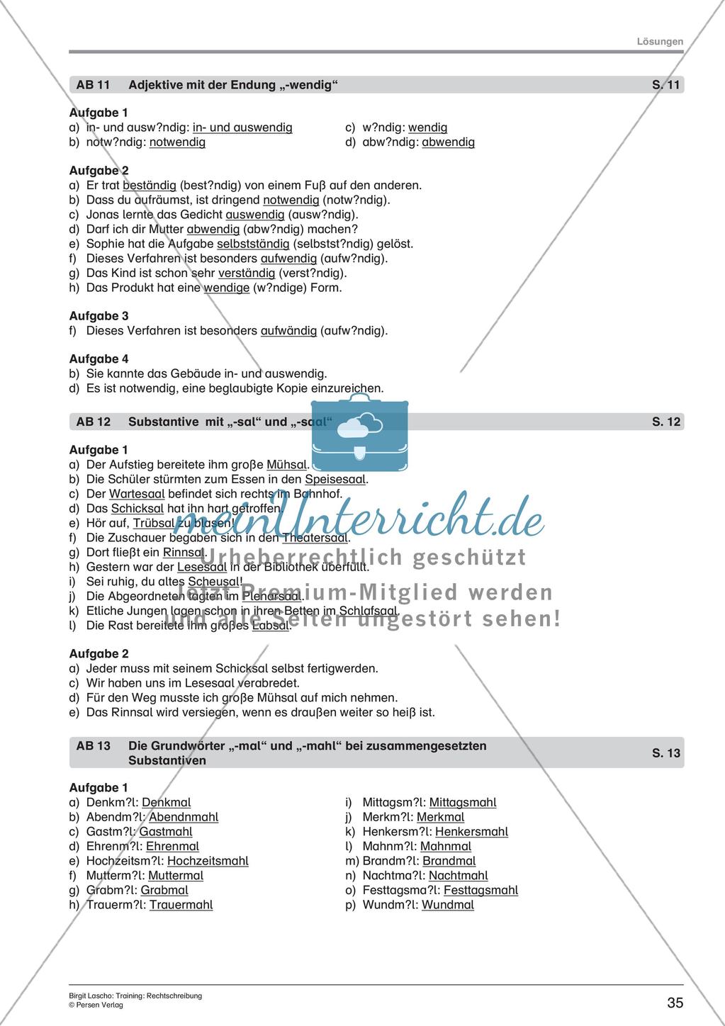 Rechtschreibtraining Preview 37