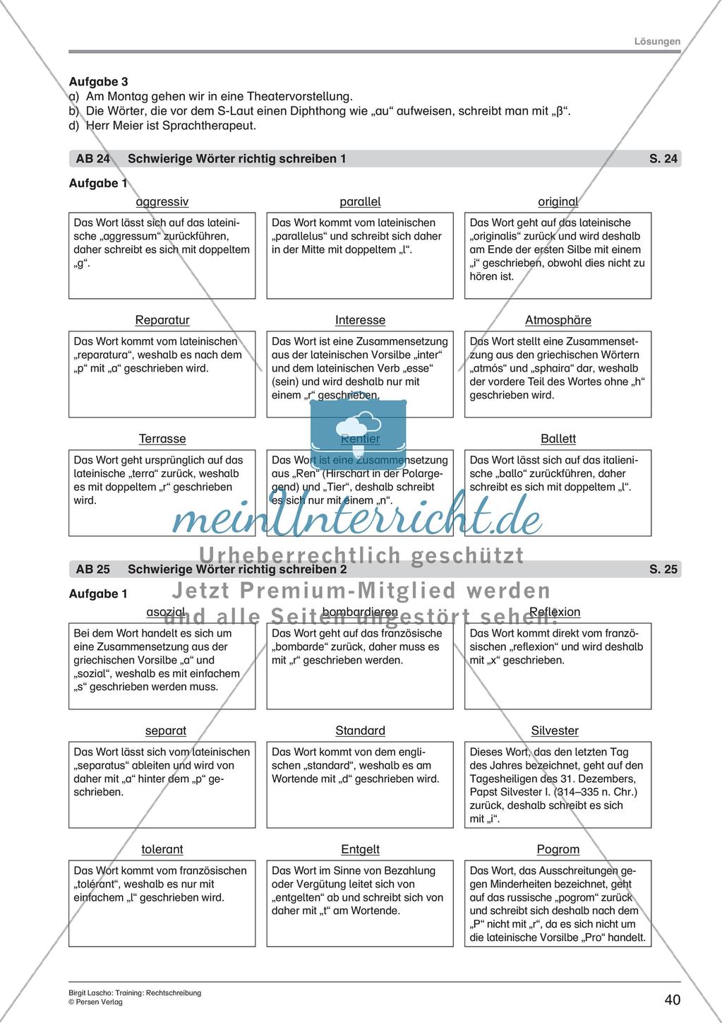 Rechtschreibtraining Preview 42