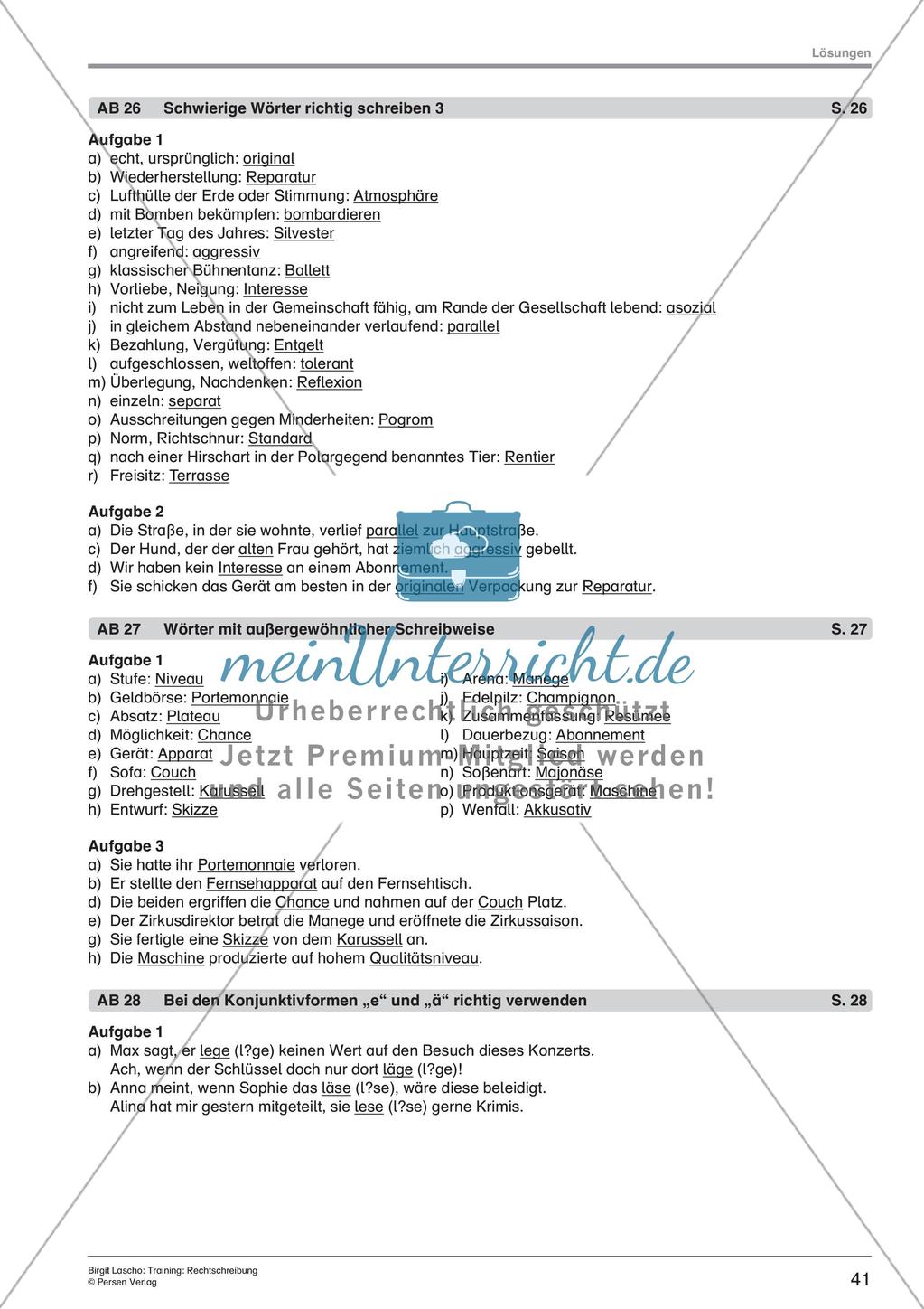 Rechtschreibtraining Preview 43