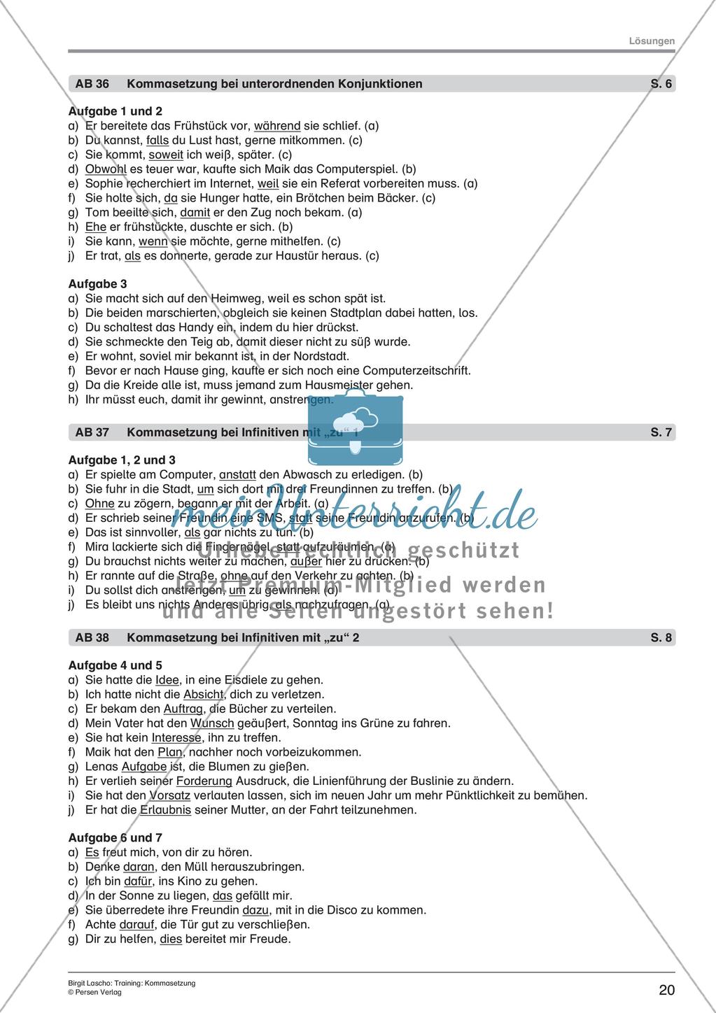Rechtschreibtraining: Kommasetzung Preview 22