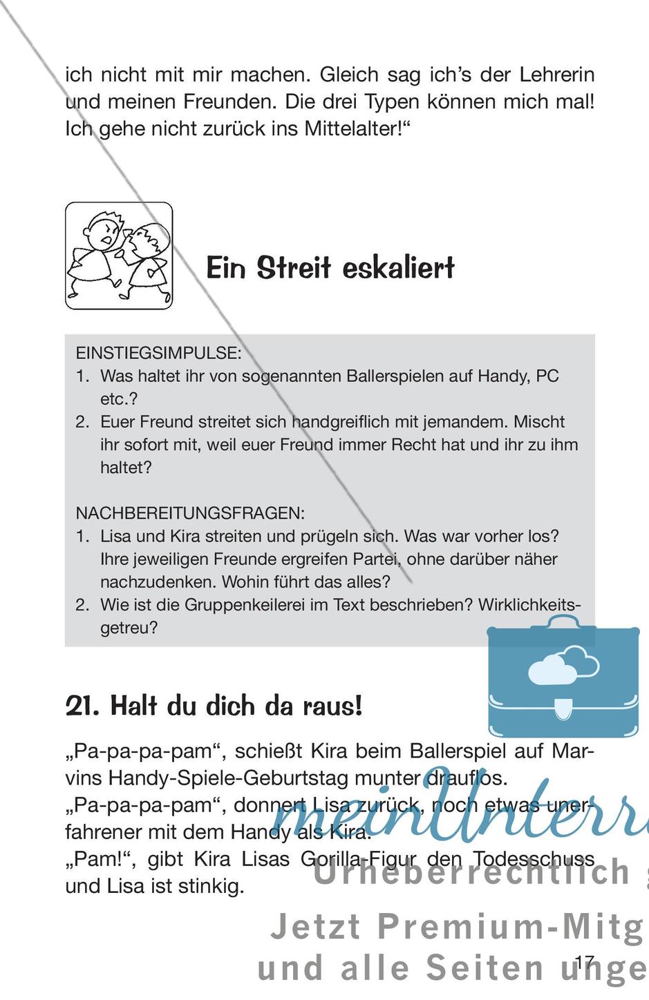 Streitgeschichten zum Thema Eskalation eines Streits Preview 19