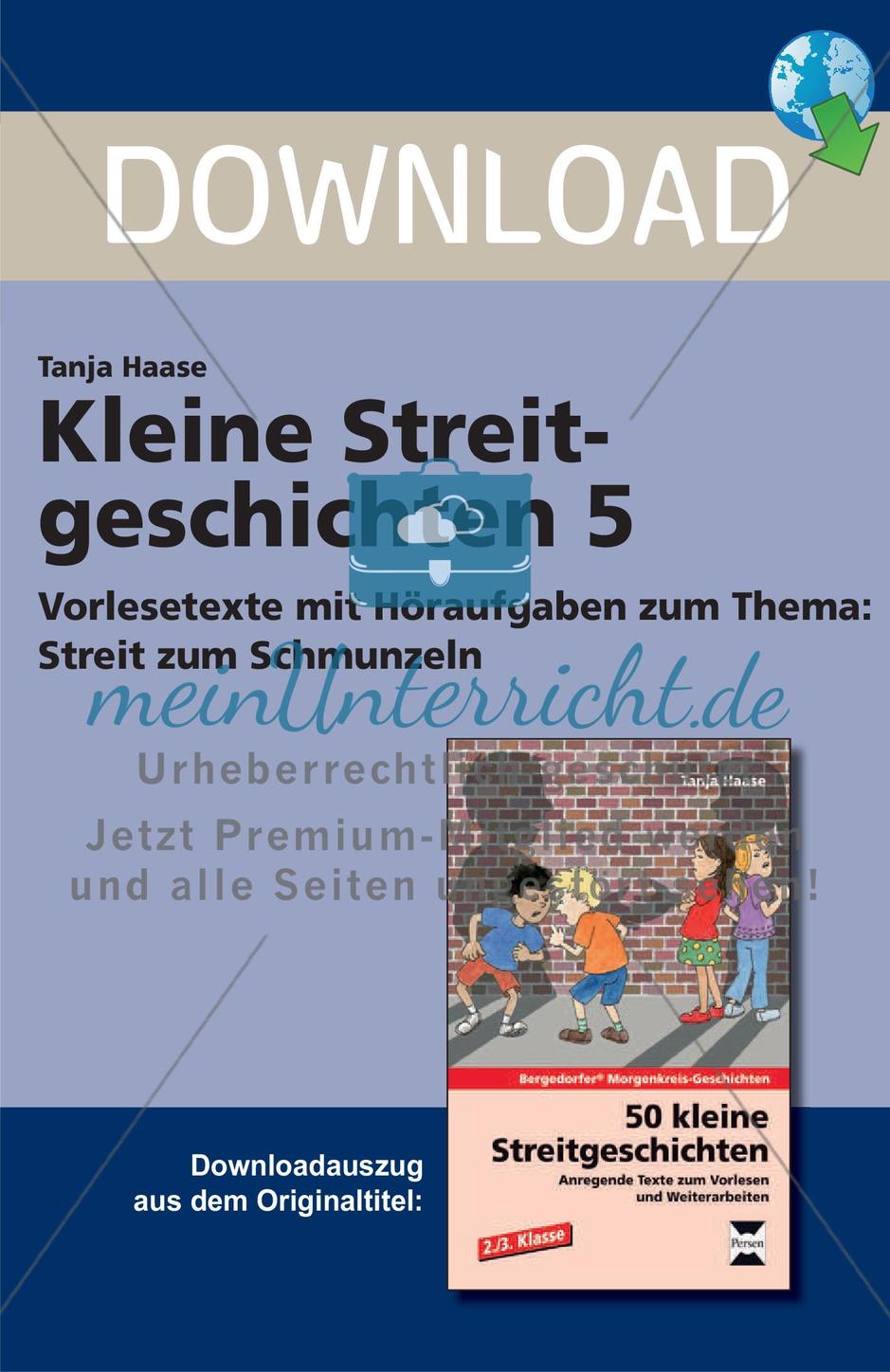 Streitgeschichten zum Thema Streit zum Schmunzeln Preview 1