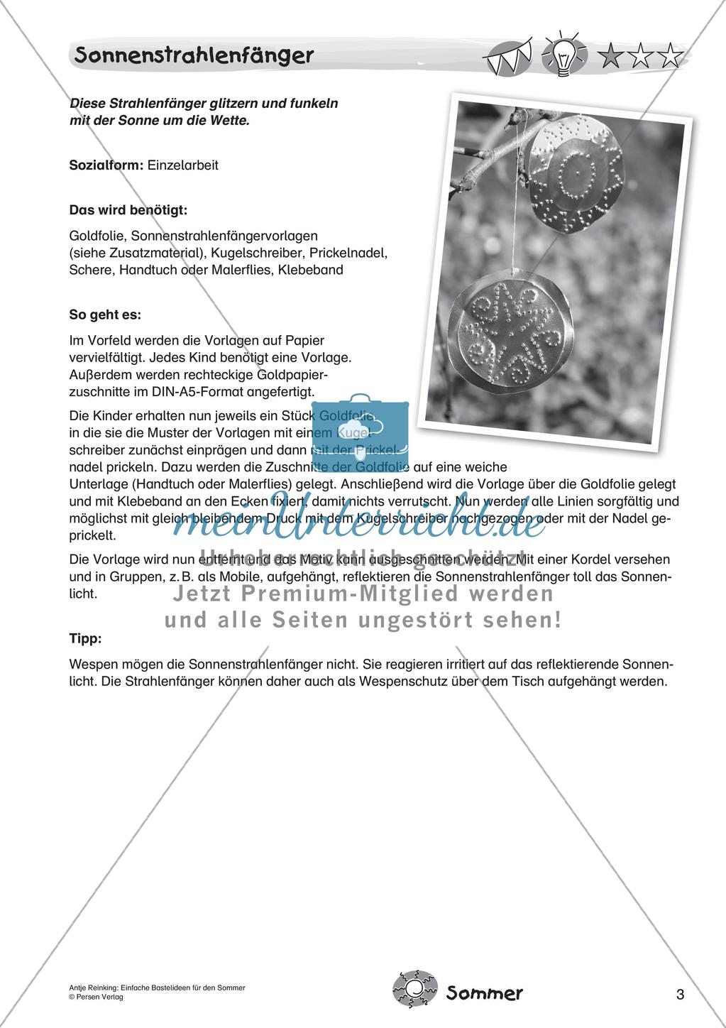 Einfache Bastelideen für den Sommer Preview 5