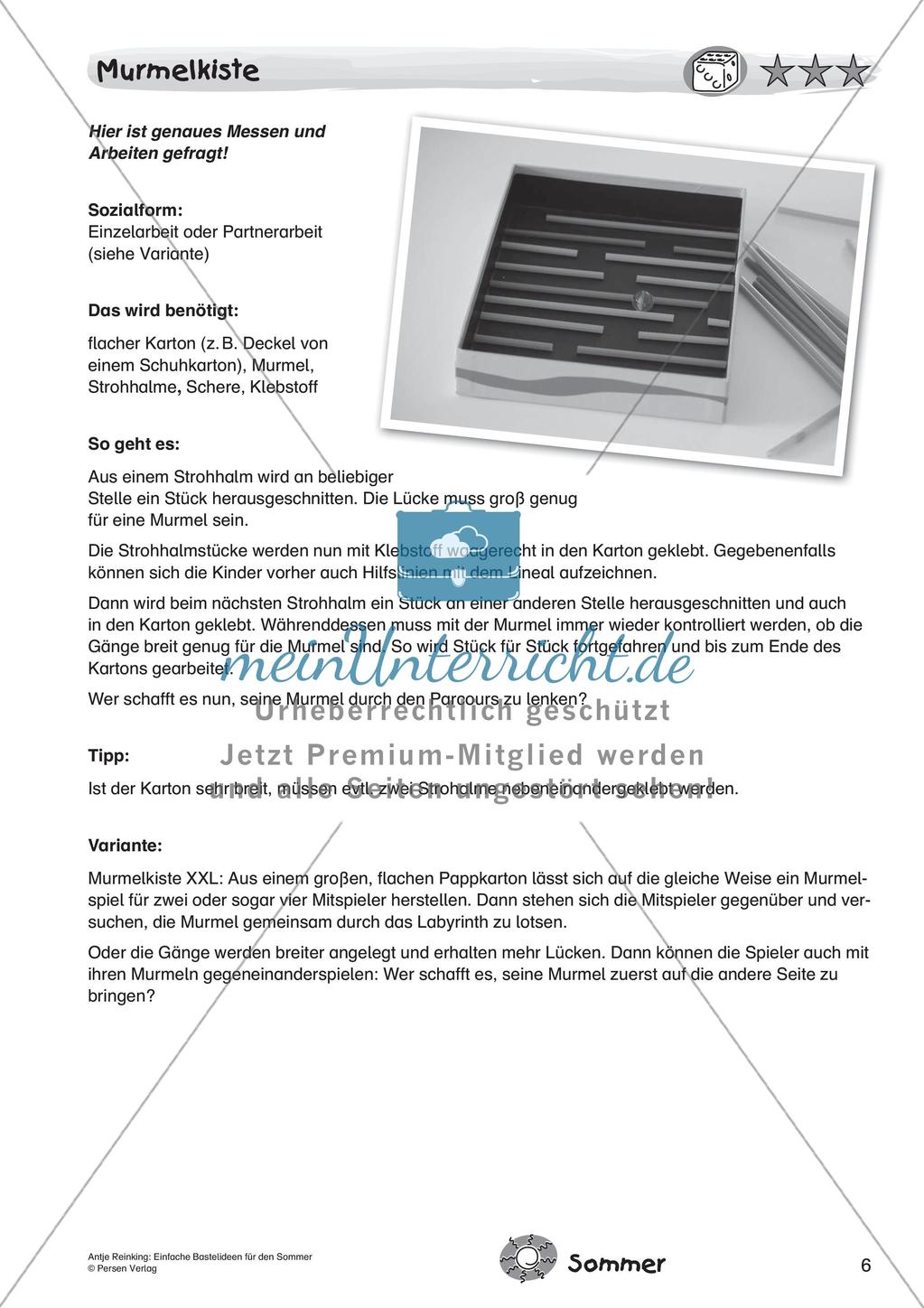 Einfache Bastelideen für den Sommer Preview 8