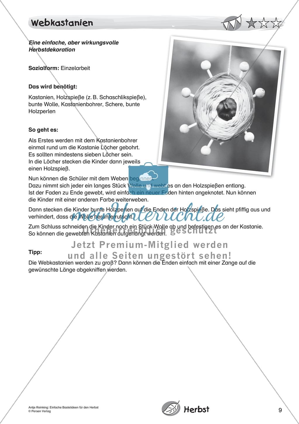 Einfache Bastelideen für den Herbst Preview 11