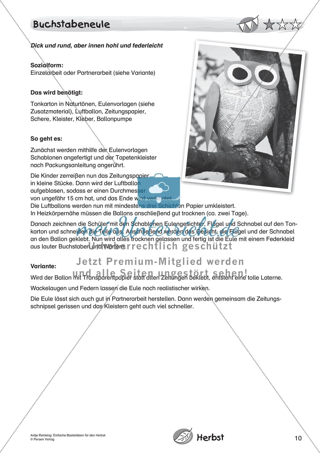Einfache Bastelideen für den Herbst Preview 12