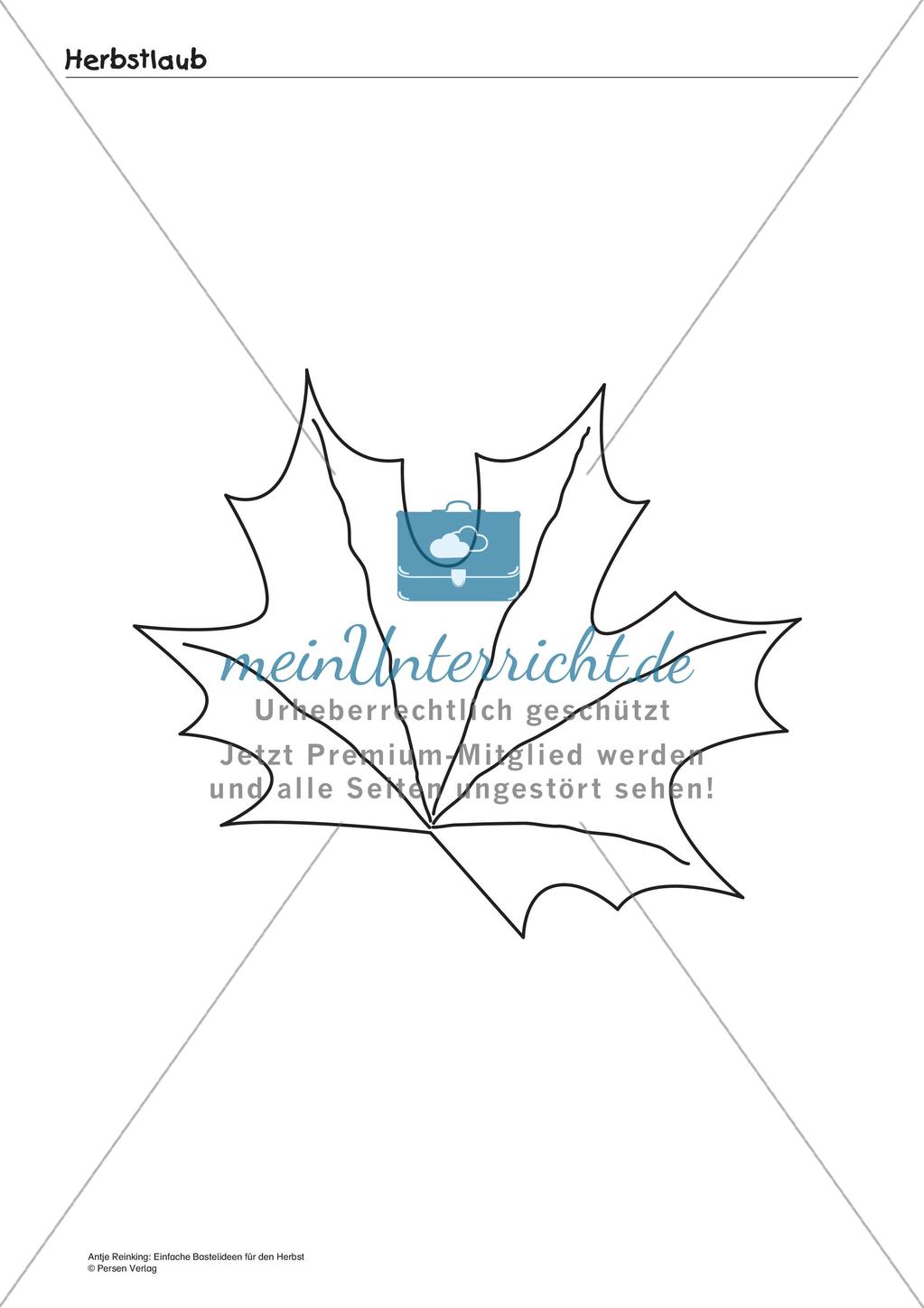 Einfache Bastelideen für den Herbst Preview 29