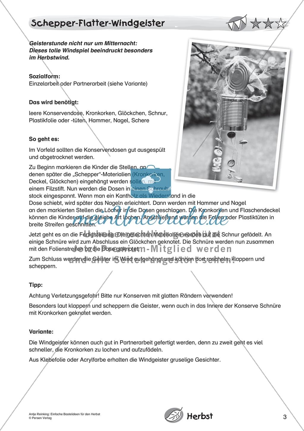 Einfache Bastelideen für den Herbst Preview 5